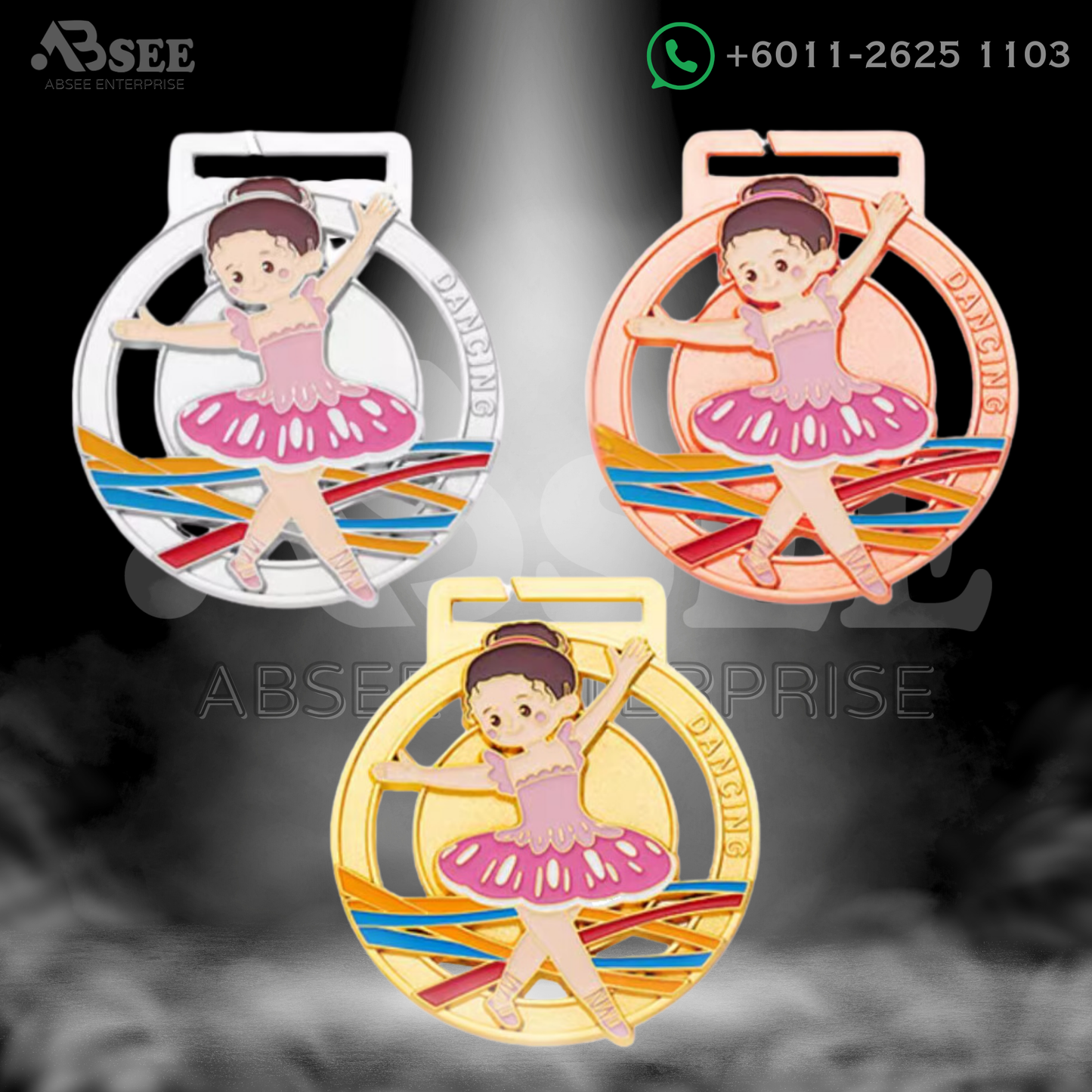 03019 Dancing Medal