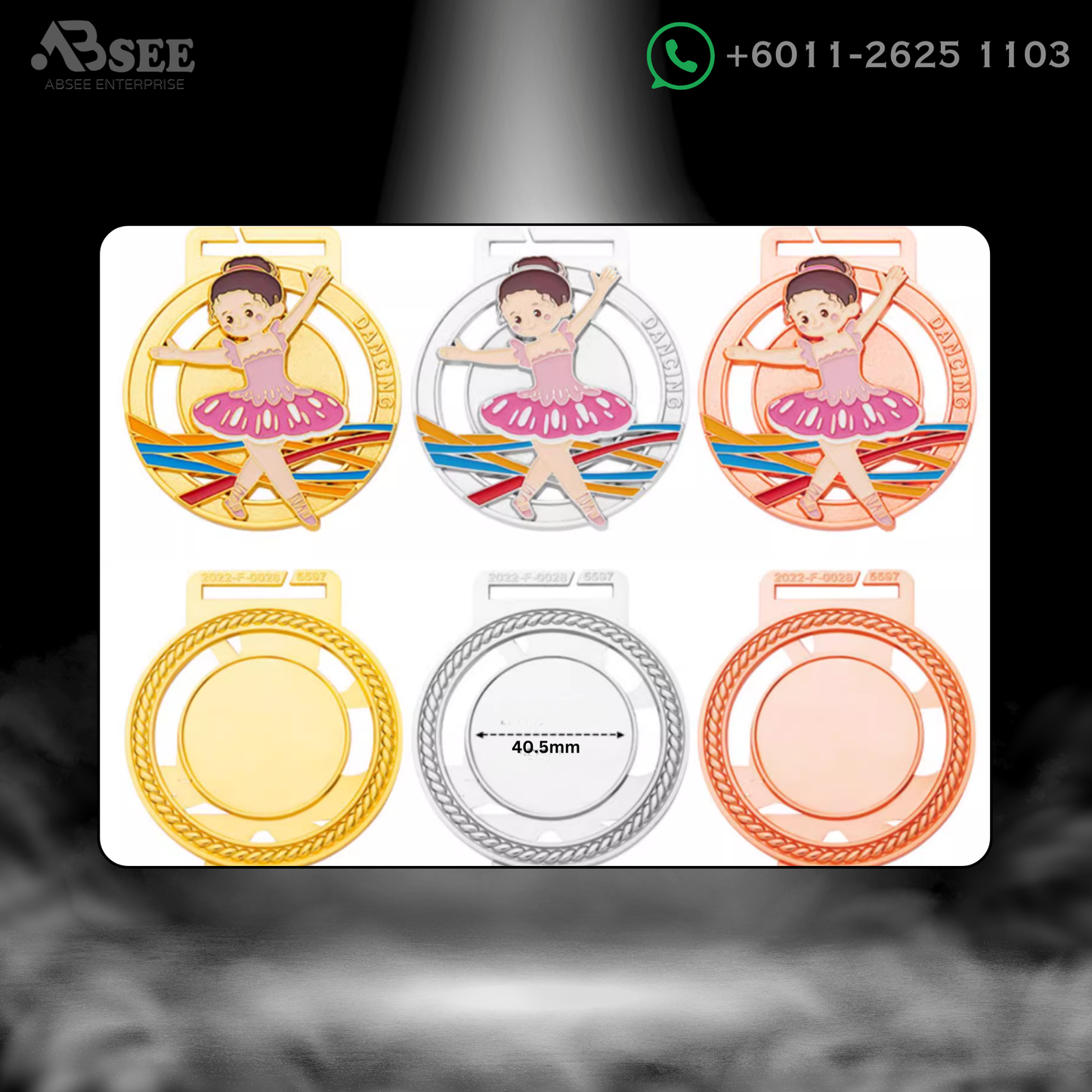 03019 Dancing Medal