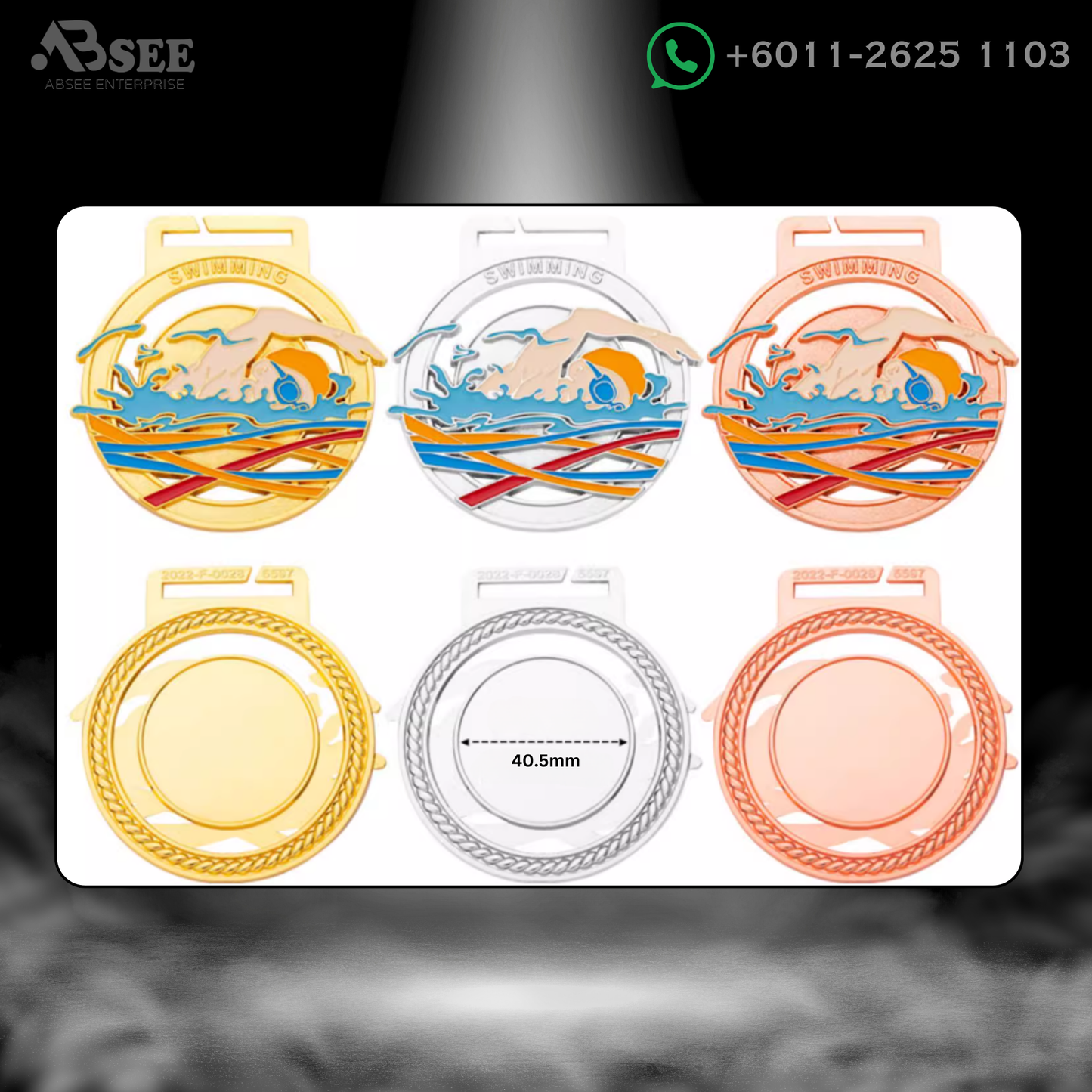 03022 Swimming Medal