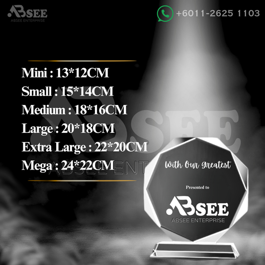 02009 Appreciation Trophy (Octagonal)