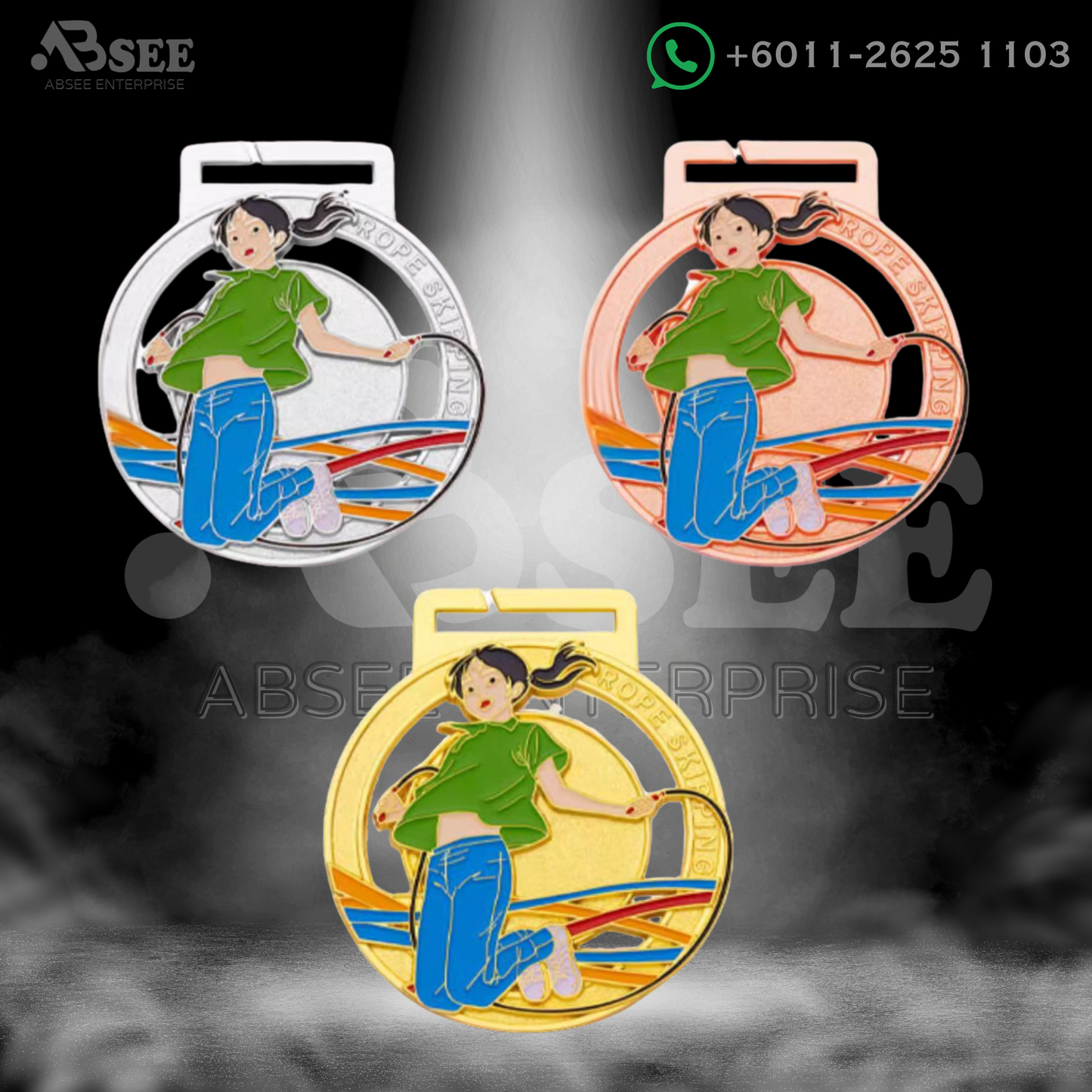 03018 Skipping Medal