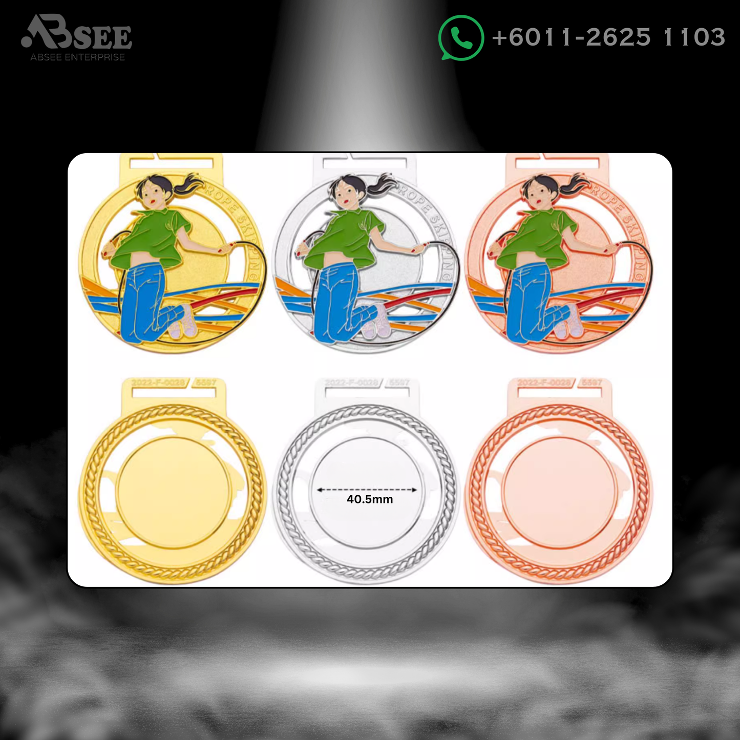 03018 Skipping Medal