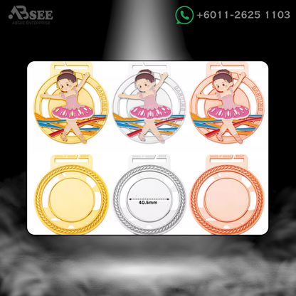 03019 Dancing Medal
