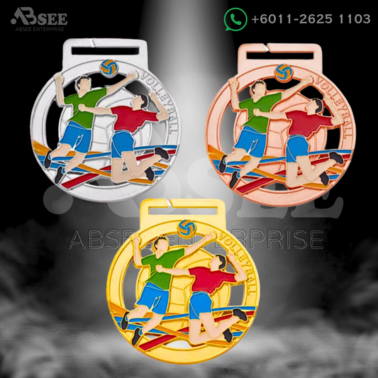 03023 Volleyball Medal